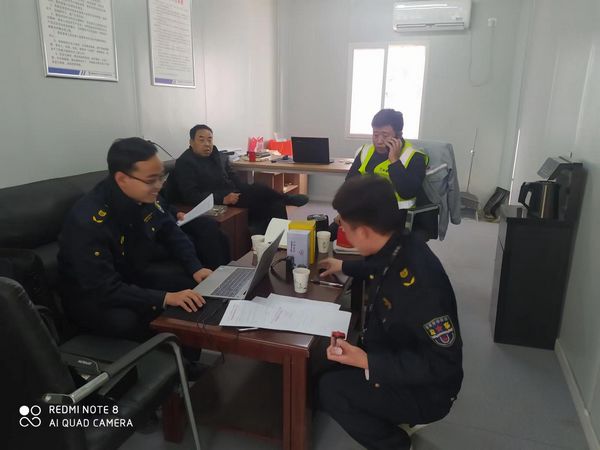 神木市人力资源和社会保障局劳动保障监察大队来emc网页版登录建设天工公司土建四部检查指导工作