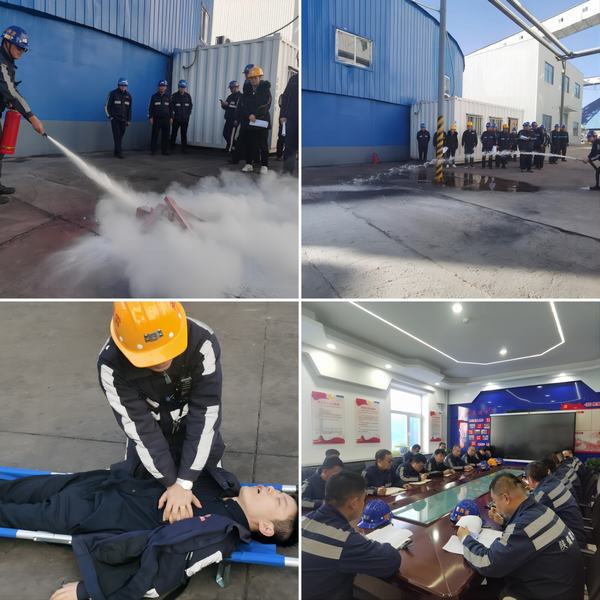 emc网页版登录建设洗选煤运营公司红柳林洗煤厂项目部：预防从小开始   安全从消进行