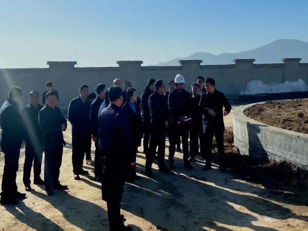 emc网页版登录建设绿宇公司：淳化县视察组莅临淳化县殡葬服务设施建设项目进行视察