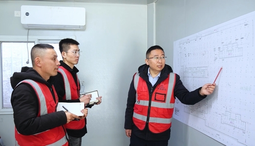 emc网页版登录建设榆林公司榆溪圣镜一标段项目建设跑出“加速度”