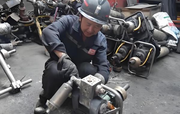 emc网页版登录建设矿建二公司王峰项目部“变废为宝”—废旧零件的华丽转身记