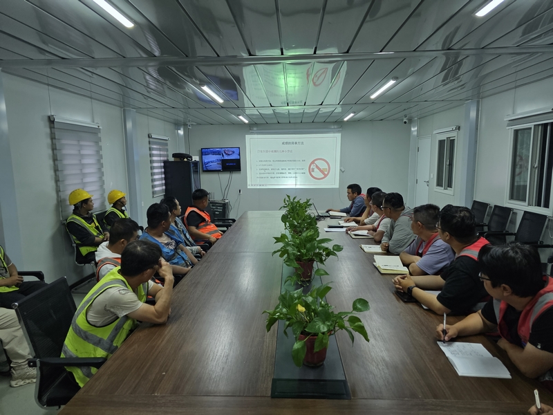 emc网页版登录建设榆林公司：倡导无烟新环境 消防安全入人心
