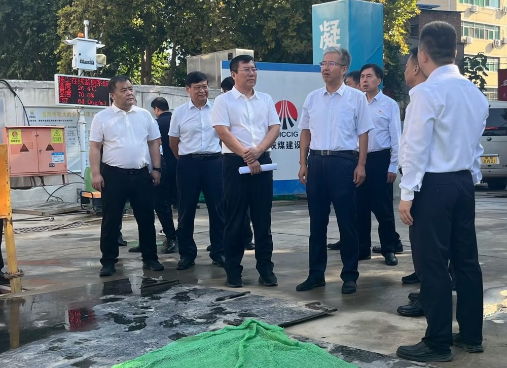 渭南市委副书记、市长陈晓勇一行莅临emc网页版登录建设渭南分公司承建的梅园新村项目督导检查工作