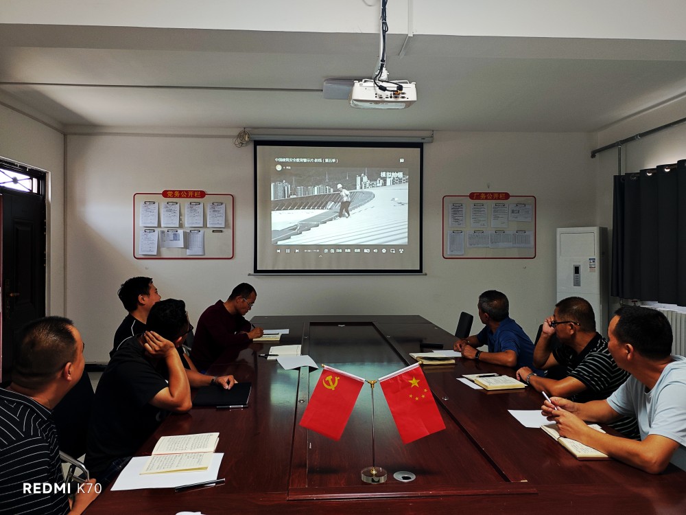 emc网页版登录建设集团渭南分公司第十二项目部多措并举筑牢安全生产“防火墙”