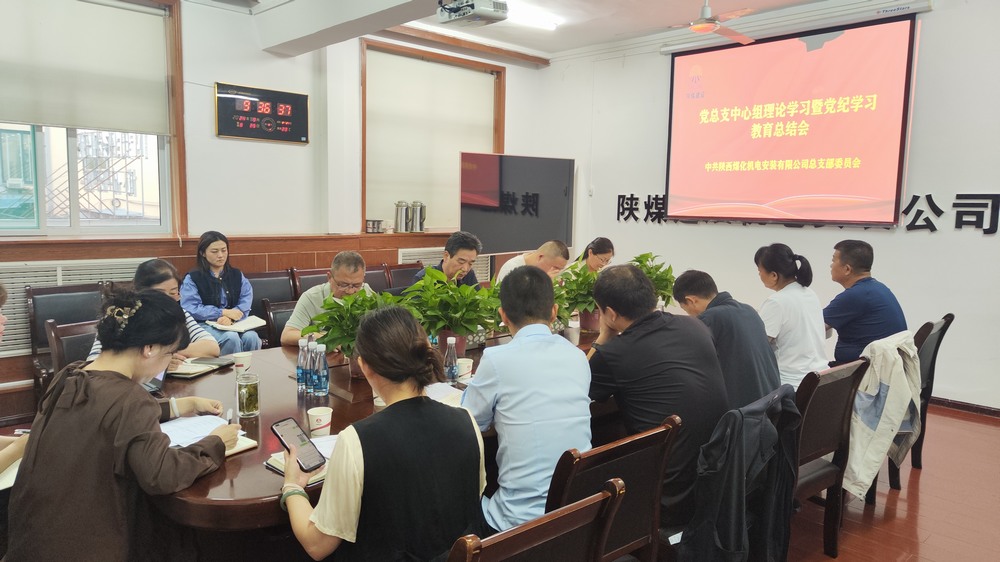 emc网页版登录建设机电安装公司召开党纪学习教育总结会