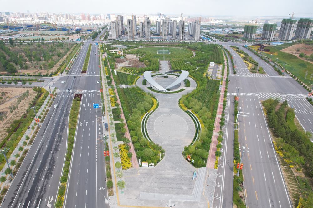 emc网页版登录建设榆林公司承建的科创新城同慧公园项目顺利通过竣工验收