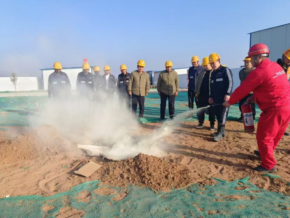 emc网页版登录建设矿建三公司组织开展消防应急演练活动