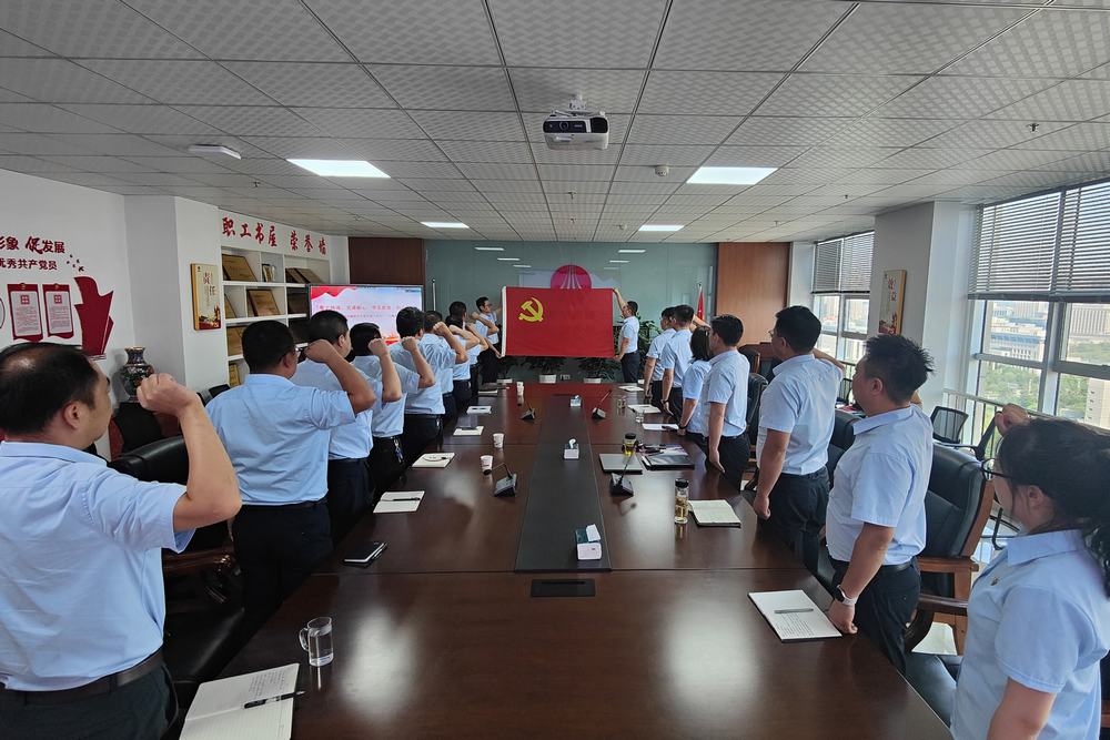 emc网页版登录建设榆林公司党支部开展“迎七一”主题党日活动