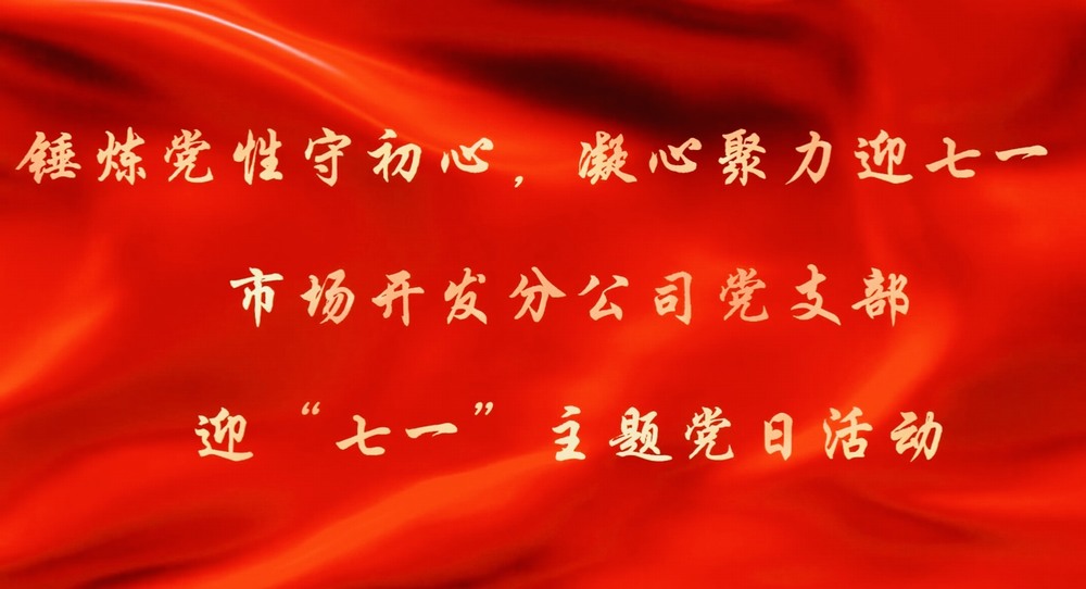 emc网页版登录建设市场开发分公司：锤炼党性守初心 凝心聚力迎七一