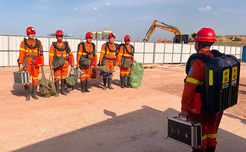 emc网页版登录建设天工公司矿建六部:联合演练筑防线,实战检验提能力