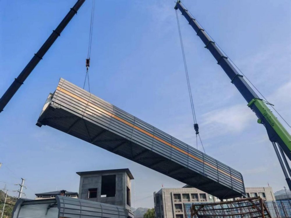 48吨“钢铁巨龙”精准落位！emc网页版登录建设韩城分公司土建十一项目部“预演+实战”抢出15天工期