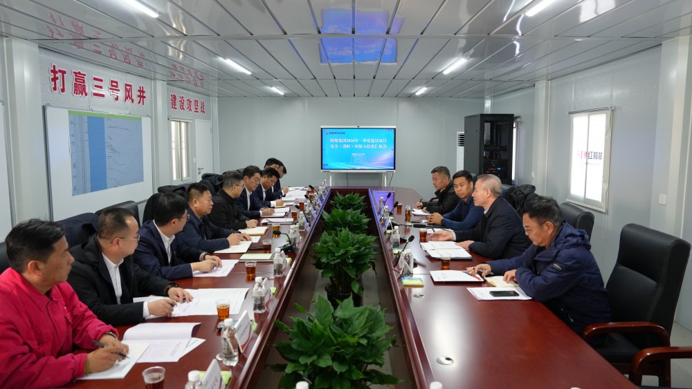 emc网页版登录集团副总经理宋召军一行深入emc网页版登录建设矿建三公司基层项目部检查指导